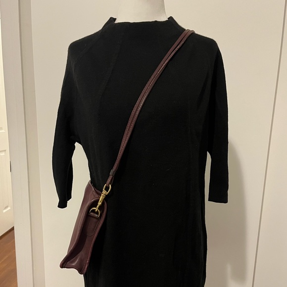 RARE - Vintage Coach Original NYC Burgundy Wine Leather Basic Bag - Picture 6 of 8